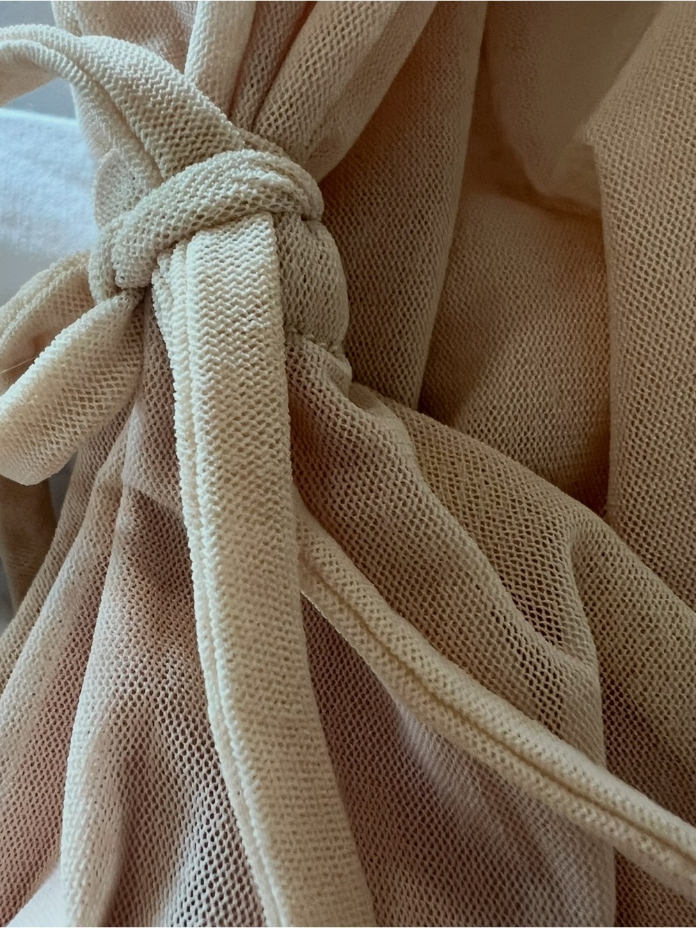 Camila Coelho Cream Tie-Shoulder Cropped Bustier Top - Picture 8 of 12